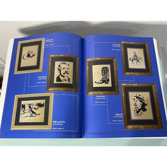 Wild West Scroll Saw Portraits: Over 50 Patterns for Native Americans,...‎ - Picture 5 of 8